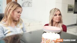 Your stepbrother’s explosion tastes nicer than cake – the hottest XXX porn! - ass, big cock, blonde